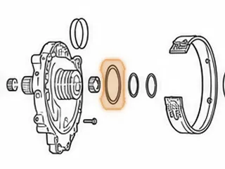 Washer, RL4F03A Stator (2 13/16”OD) .025” (Plastic) — Part # 83211AA
