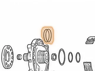 Ring, RE4F04A/4F20E Stator Support (Reverse Clutch) (Metal) 1992-Up — Part # 83179B