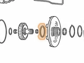Bearing W/Race, RL4F03A High Hub To Sun Shell (2.355”OD) — Part # 83235A