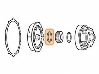 Bearing W/Race, RL4F03A Front Planet To Rear Sun Gear (1.840”OD) — Part # 83238A