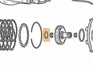 Bearing W/Race, RE4F04A/4F20E/JF403E High Drum (1.640”OD) — Part # 83229B