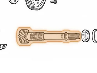 Pinion, 4F20E (19 Teeth) 1 Groove — Part # 83730BF