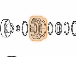 Clutch Hub, RL4F03A Forward Clutch (With .685” Thick Outer Race) 2.810”ID — Part # 83574AA