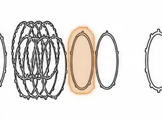 Cushion Spring, RE4F04A/4F20E/JF403E Low/Reverse Clutch (No Lug) (5.965”ID) — Part # 83857B