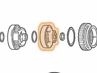 Ring Gear, RL4F03A Rear (2.155”OD) .840” Tall Sprag Race — Part # 83594AA