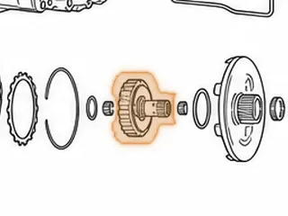 Clutch Hub, JF403E High Clutch (20 Teeth) 3 5/8”OD — Part # 83575AE