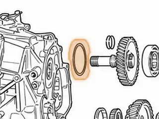 Bearing W/Race, JF403E Support To Gear (3.410”OD) (.112”) — Part # 83270AE