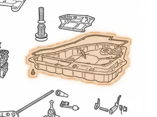 Gasket, RE4F03A Bottom Pan (21 Bolt) 2007-Up (Duraprene) — Part # 83300AAF