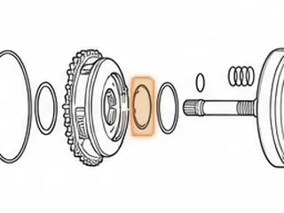Race, RE5RO5A Overdrive Planet To Input Drum (No Inner Tabs)(.032”Thick)(2.880”OD) (2.376”ID) 2002-Up — Part # 173215C
