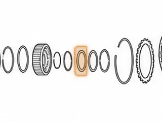 Race, RE5RO5A High-Low Clutch Hub Shim # 255 To High-Low Clutch Drum (.103”Thick) (2.366”OD)(1.752”ID) 2002-Up… — Part # 173256B