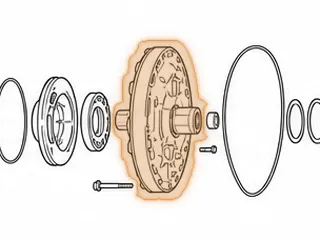 Stator, RE5RO5A Pump(Aluminum) W/Bearing # 209 Inside Rear Of Shaft (1.830”OD Where Sprag # 646 Rides)… — Part # 173520AA