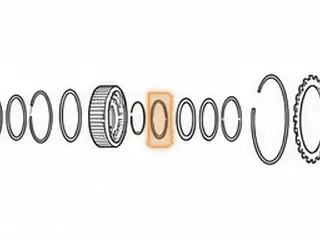 Shim, RE5RO5A High-Low Clutch Hub To Race # 256 (.087”Thick)(2.363”OD)(1.968”ID) 2002-Up (Use With 173256B Only) — Part # 173255B