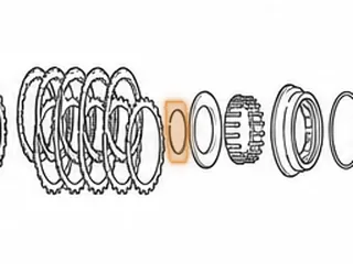Snap Ring, RE5RO5A Holds High/Low Clutch Retainer In (.040”Thick)(2.478”OD)(2.203”ID) 2005-Up — Part # 173886C