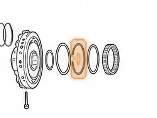 Snap Ring, RE5RO5A Holds Rear Sprag To Outer Race (.037”Thick)(3.830”OD) 2002-Up — Part # 173890AA