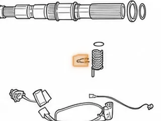 C-Clip, RE5RO5A Holds Case Connector In (.047”Thick)(1.305”Long) 2002-Up — Part # 173843A