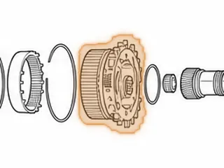 Planet, RE5RO5A Rear (4 Gear)(Cast Iron)(Uses A 110 Teeth Ring Gear # 594)(Uses A 62 Teeth Sun Gear # 614) 2002-Up — Part # 173584AA