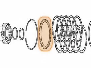 Pressure Plate, RE5RO5A Forward Clutch (.165”Thick)(16 Teeth)(4.895” ID)2002-Up — Part # 173148BD