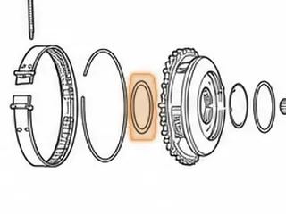 Bearing W/Races, RE5RO5A Overdrive Sun Gear To Overdrive Planet (.145”Thick)(3.025”OD) (2.290”ID) 2002-Up — Part # 173214B