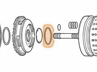 Bearing W/Race, RE5RO5A Overdrive Planet To Input Drum (.110”Thick)(3.035”OD)(2.405”ID) 2002-Up — Part # 173217B