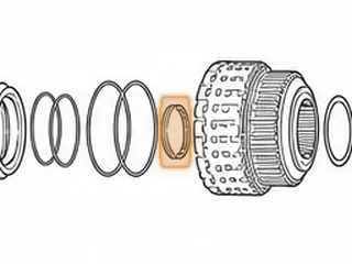 Bushing, RE5RO5A Direct Drum (.450” Wide)(2.700”ID)(W/Dimples)(For Steel Drums Only) 2002-Up — Part # 173046A