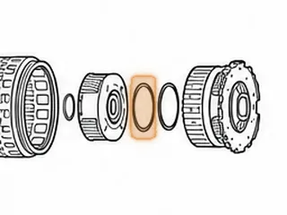 Bearing w/Race, RE7R01A P3 To P4 Planet (Front)(3.298”OD) (2.707”ID)(.119”Thick) 2008-Up — Part # 283238A