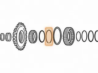 Snap Ring, RE7R01A Holds Sprag In Sungear (2.798”OD) (2.489”ID)(.040”Thk) 2008-Up — Part # 283890A
