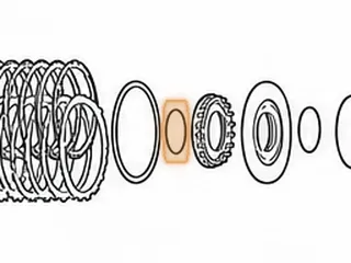 Snap Ring, RE7R01A B2 Retainer To Case (2.305”OD)(.090”Thk) 2008-Up — Part # 283887A