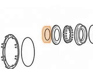 Snap Ring, RE7R01A C3 Clutch Piston (2.486”OD)(.055”Thick)(.145”Wide) 2008-Up — Part # 283874A