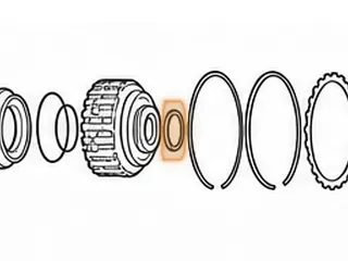 Bearing w/Races, RE7R01A C3 Drum To B2 Support (2.460”OD) (2.028”ID) (.140”Thick/.237”Thick) 2008-Up — Part # 283257A