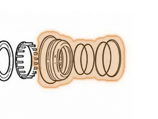 Piston, RE7R01A C2 Direct (Cast # 11601 55203)(20 Spring Pockets)(6.069”OD)(2.322”Tall) (Stepped ID w/ 2 D-ring… — Part # 283964A