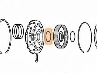 Washer, RE7R01A B2 Support To B2 Clutch Hub (2.348”OD) (1.889”ID)(.059”Thick) (Plastic) 2008-Up — Part # 283259A
