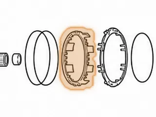 Piston, RE7R01A B1 Brake Clutch (8 Legs)(16 Spring Pockets) (7 1/2”OD)(6 1/2”ID) (1.585”Tall) 2008-Up — Part # 283961A
