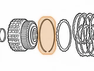 Snap Ring, RE7R01A B4 Reverse Brake (Top)(7 1/8”OD) (6 3/4”ID)(.079”Thick) 2008-Up — Part # 283878A