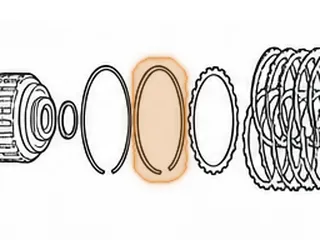 Snap Ring, RE7R01A C2 Direct Drum To P4 Planet (6 3/4”OD)(6 5/16”ID) (.102”Thick) 2008-Up — Part # 283875A