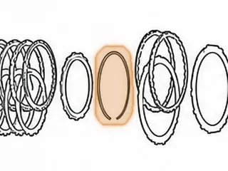 Snap Ring, RE7R01A B3 2-3-4-6 Clutch To Drum (6 5/16”OD)(.079”Thick) 2008-Up — Part # 283860AA