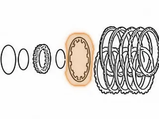 Spacer Plate, RE7R01A B3 2-3- 4-6 Clutch (Bottom)(12 Fingers) (.105”Thick) (5.882”OD) 2008-Up — Part # 283851A