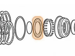 Retainer, RE7R01A C2 Direct Clutch (Bonded)(5.010”OD) (3.158”ID)(.180”Thick) 2008-Up — Part # 283984A