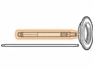 Input Shaft, RL3F01A/RN3F01A (Lock-Up) With O-Ring Groove — Part # 43670A