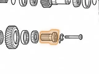 Shaft, RL3F01A/RN3F01A Idler Gear — Part # 43679