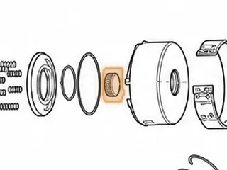 Bushing, RL3F01A/RN3F01A Front Drum — Part # 43046