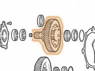 Gear, RL4F02A/RE4F02A Transfer Drive With Output Shaft (50 Teeth) Except Limited Slip Differential — Part # 93710