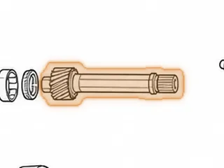 Pinion, RL4F02A/RE4F02A (22 Teeth) — Part # 93730
