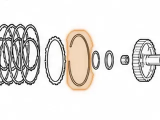 Snap Ring, RL4F02A/RE4F02A High Drum (.098” Thick) Wavy (5 3/8”OD) For Drum With 24 Teeth Steels — Part # 93878A