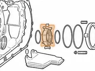 Rotor, RL4F02A/RE4F02A Pump — Part # 93532