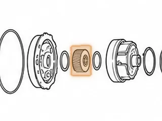 Sun Gear, RL4F02A/RE4F02A Rear (1 Groove) — Part # 93614A