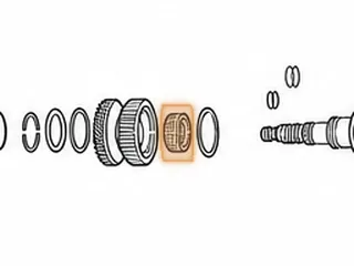 Caged Needle Bearing, GNBA/MPCA/M5PA/SMMA/SPCA/SP5A 2nd Gear To Secondary Shaft (.795”Thick)(1.892”OD) 2006-11 — Part # 180251A