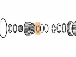 Thrust Bearing, GNBA/MPCA/M5PA/SMMA/SPCA/SP5A 1st Gear To Secondary Shaft (.099”Thick)(1.712”OD)(1.228”ID) 2006-11 — Part # 180242A