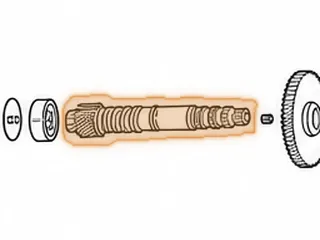 Countershaft, M5PA (10 7/8”Long) (3 Grooves Next To Bearing) 2009-10 — Part # 180676CA