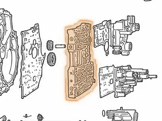 Valve Body, GNBA/MPCA/M5PA/SMMA/SPCA/SP5A (Less Gears)(Cast # RPC) 2006-11 — Part # 180740A