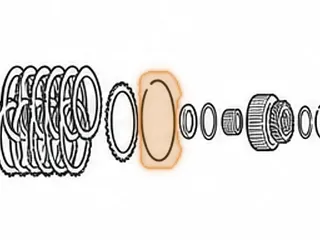 Snap Ring, GNBA/MPCA/M5PA/SMMA/SPCA/SP5A Holds 1st Clutch Pressure Plate In (.072”Thick)(4.505”OD) 2006-11 — Part # 180876A
